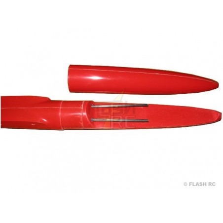 Fuselages Planeurs/Motoplaneurs RC - Fuselage FDV Typhoon rouge RCRCM - FLASH RC