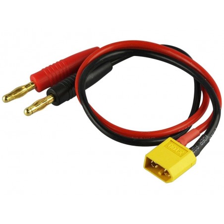 Pour batteries de propulsion - Cordon de charge XT60 Ø16AWG L:30cm - FLASH RC