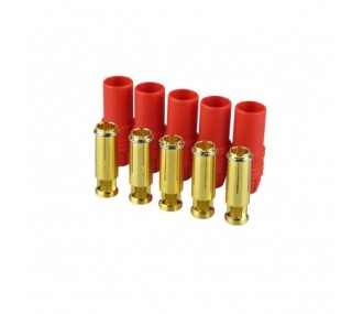 Presa AS150 / XT150 - Presa AS150 con custodia rossa (5 pezzi) - FLASH RC
