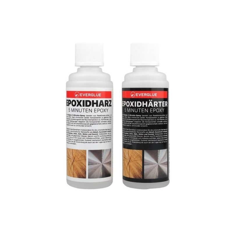 Pegamento Epoxy - Pegamento Epoxy 5 min 2x100g EVERGLUE - FLASH RC