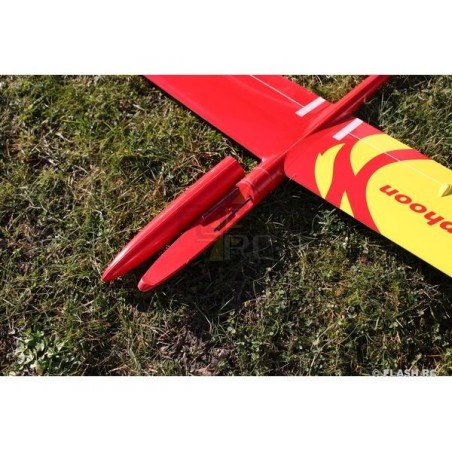 Motoalianti RC - E-Typhoon Full Carbon 2.00m rosso e giallo RCRCM - FLASH RC