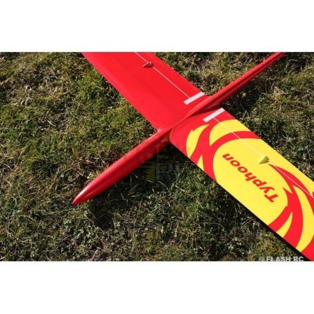 Motoalianti RC - E-Typhoon Full Carbon 2.00m rosso e giallo RCRCM - FLASH RC