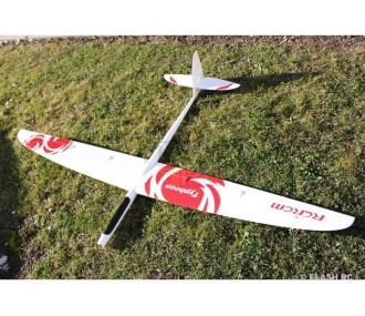 RC gliders - E-Typhoon Full Carbon 2.00m white & red RCRCM - FLASH RC