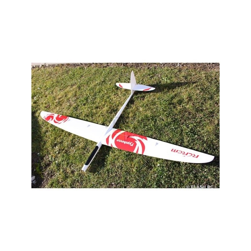 RC gliders - E-Typhoon Full Carbon 2.00m white & red RCRCM - FLASH RC