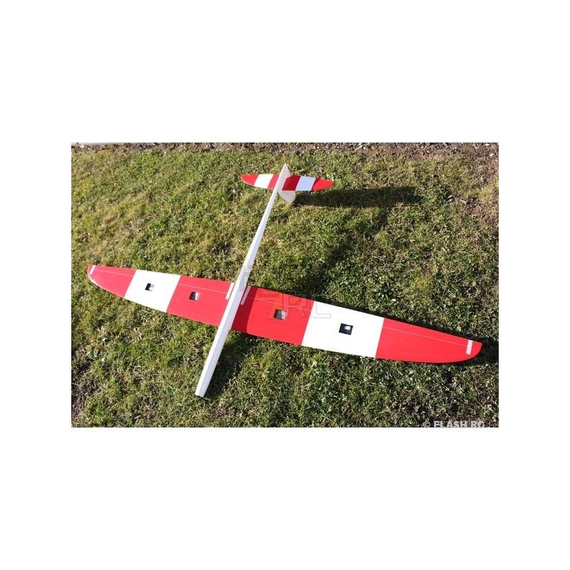 RC gliders - E-Typhoon Full Carbon 2.00m white & red RCRCM - FLASH RC