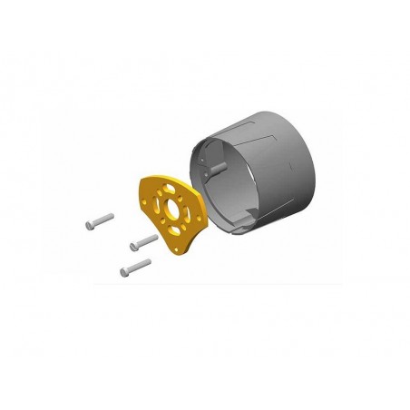 Bati moteur avec support alu pour pour Funjet 2/Funjet 2 Ultra - FLASH RC