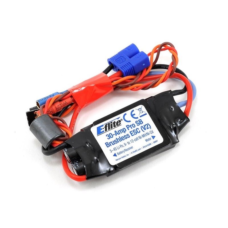 Brushless - Controlador Brushless 30A Pro SB (Switch-Bec) V2 E-Flite - FLASH RC