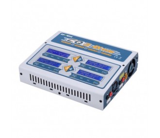 Chargeurs - Chargeur CQ3 4x100W 12V/220V EV PEAK - FLASH RC