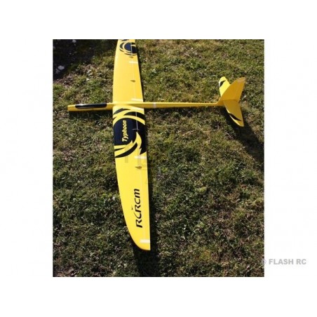 RC gliders - E-Typhoon Full Carbon 2.00m yellow & black RCRCM - FLASH RC