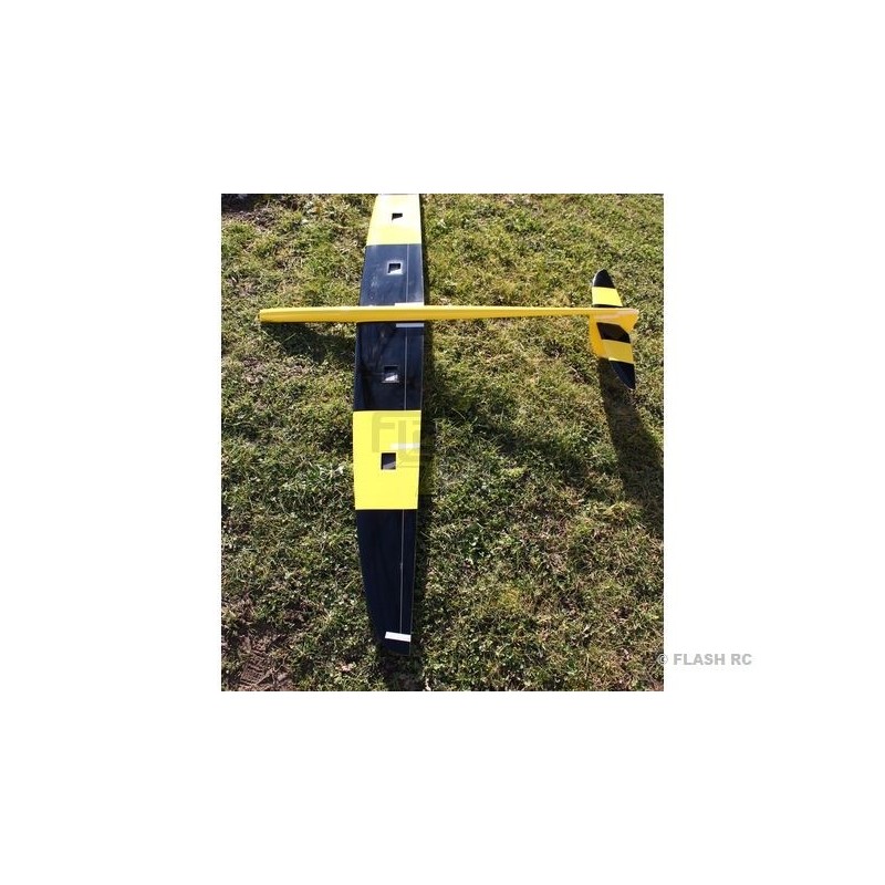 RC Motorgliders - E-Typhoon all fiber approx.2.00m yellow & black RCRCM - FLASH RC