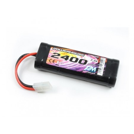 Batterien für RC-Autos und Boote - NiMh-Batterie 7.2V 2400mAh Tamiya T2M - FLASH RC