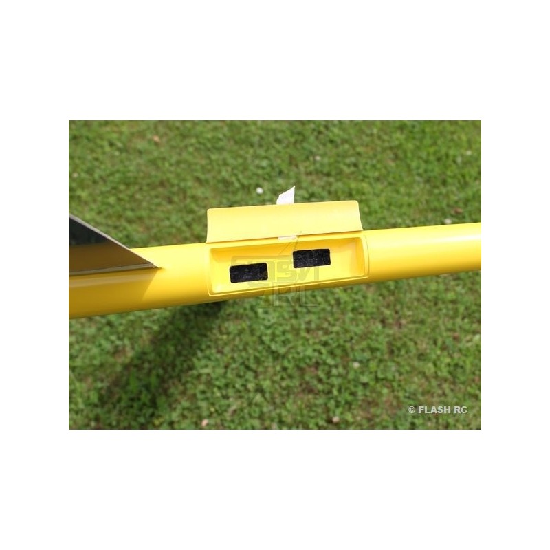 RC-Motorsegler - E-Strega Vollfaser ca.2.90m gelb & blau RCRCM - FLASH RC