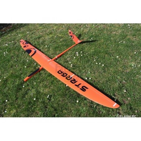 RC Motorgliders - E-Strega all fiber approx.2.90m orange & black RCRCM - FLASH RC