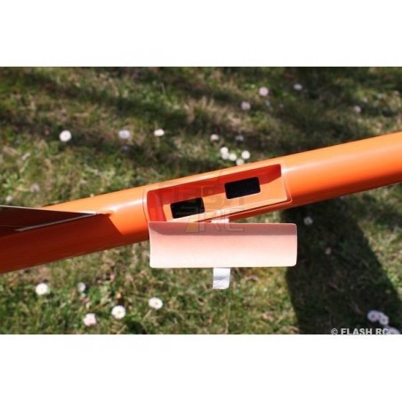 RC Motorgliders - E-Strega all fiber approx.2.90m orange & black RCRCM - FLASH RC