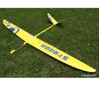 RC Motorgliders - E-Strega Full Carbon 2.90m yellow & blue RCRCM - FLASH RC