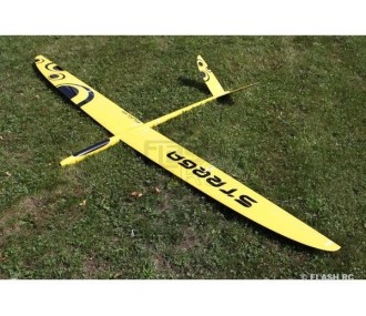 RC Motorgliders - E-Strega Full Carbon 2.90m yellow & black RCRCM - FLASH RC
