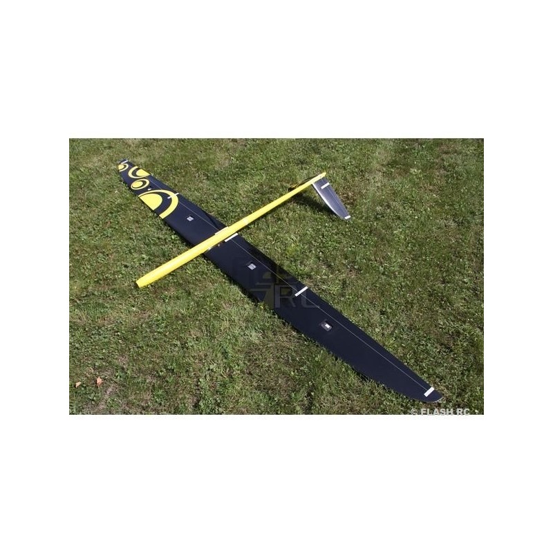 Motoveleros RC - E-Strega Full Carbon 2.90m amarillo y negro RCRCM - FLASH RC