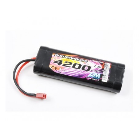Batterien für RC-Autos und Boote - NiMh-Batterie 7.2V 4200mAh Deans T2M - FLASH RC