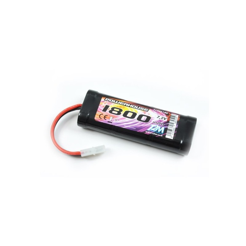 Batterien für RC-Autos und Boote - NiMh-Batterie 7.2V 1800mAh Tamiya T2M - FLASH RC