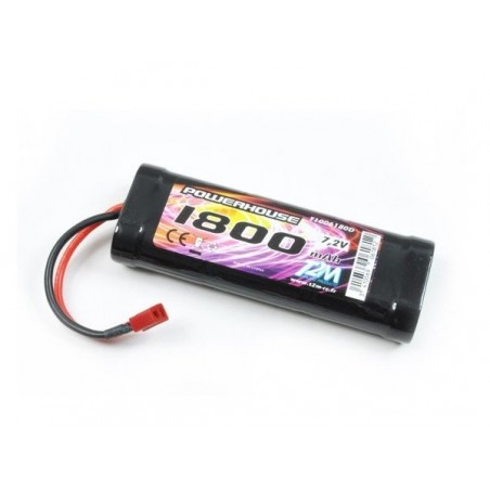 Batteries for RC cars and boats - Battery NiMh 7.2V 1800mAh Deans T2M - FLASH RC