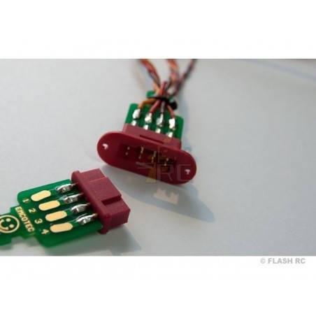 Connettori rapidi ad ala - scheda PCB a 8 pin (5 pezzi) Emcotec - FLASH RC