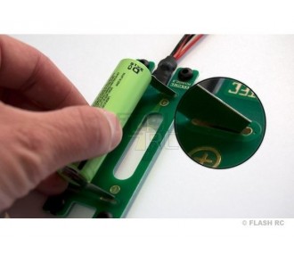 Accessories for batteries and cells - Soldering board 'long' JR/JR Emcotec sockets - FLASH RC 2