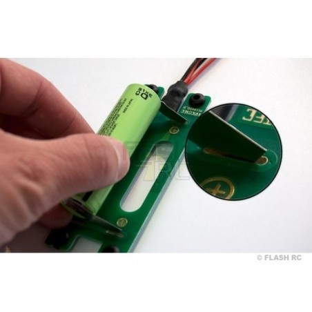 Accessories for batteries and cells - Soldering board 'long' JR/JR Emcotec sockets - FLASH RC