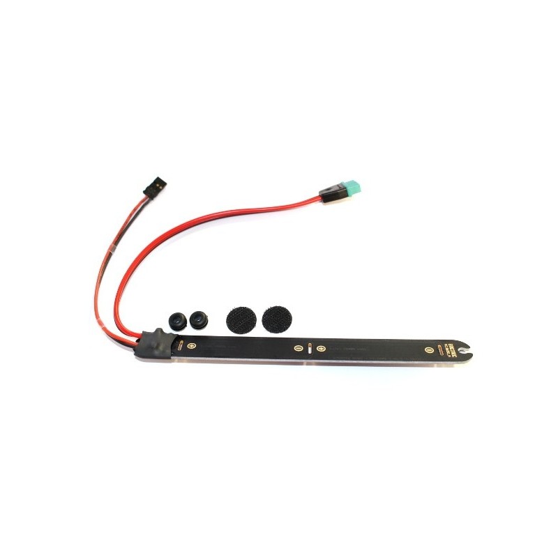 Accessories for batteries and cells - 'Long' soldering plate Emcotec MPX/JR sockets - FLASH RC