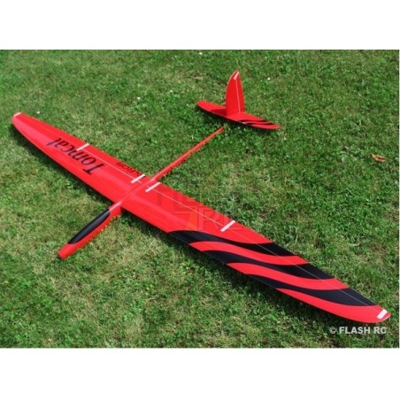 Planeadores RC - Tomcat todo fibra aprox.2.60m rojo y negro RCRCM - FLASH RC