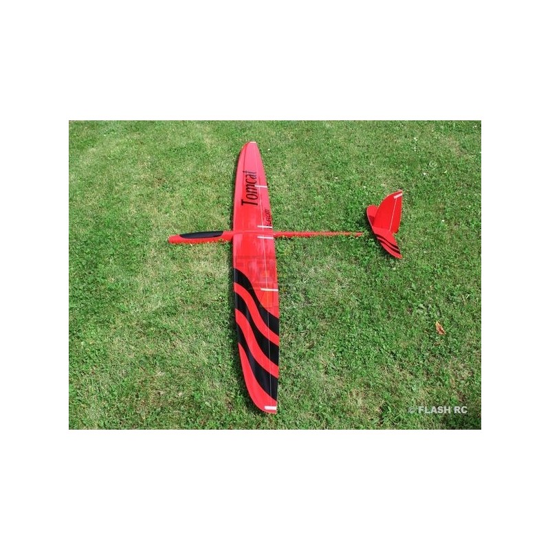 Planeurs RC - Tomcat tout fibre env.2.60m rouge & noir RCRCM - FLASH RC