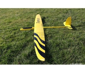 RC-Segler - Tomcat Vollfaser ca.2.60m gelb & schwarz RCRCM - FLASH RC 2