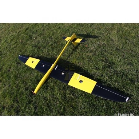 Planeadores RC - Tomcat todo fibra aprox.2.60m amarillo y negro RCRCM - FLASH RC