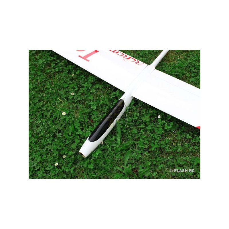 RC Motorgliders - E-Tomcat all fiber approx.2.60m white & red RCRCM - FLASH RC
