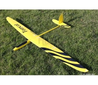 Motoplaneurs RC - E-Tomcat tout fibre env.2.60m jaune & noir RCRCM - FLASH RC