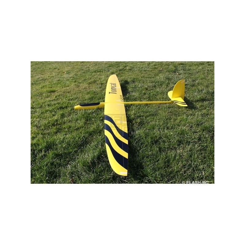Motovelero RC - E-Tomcat todo fibra aprox.2.60m amarillo y negro RCRCM - FLASH RC