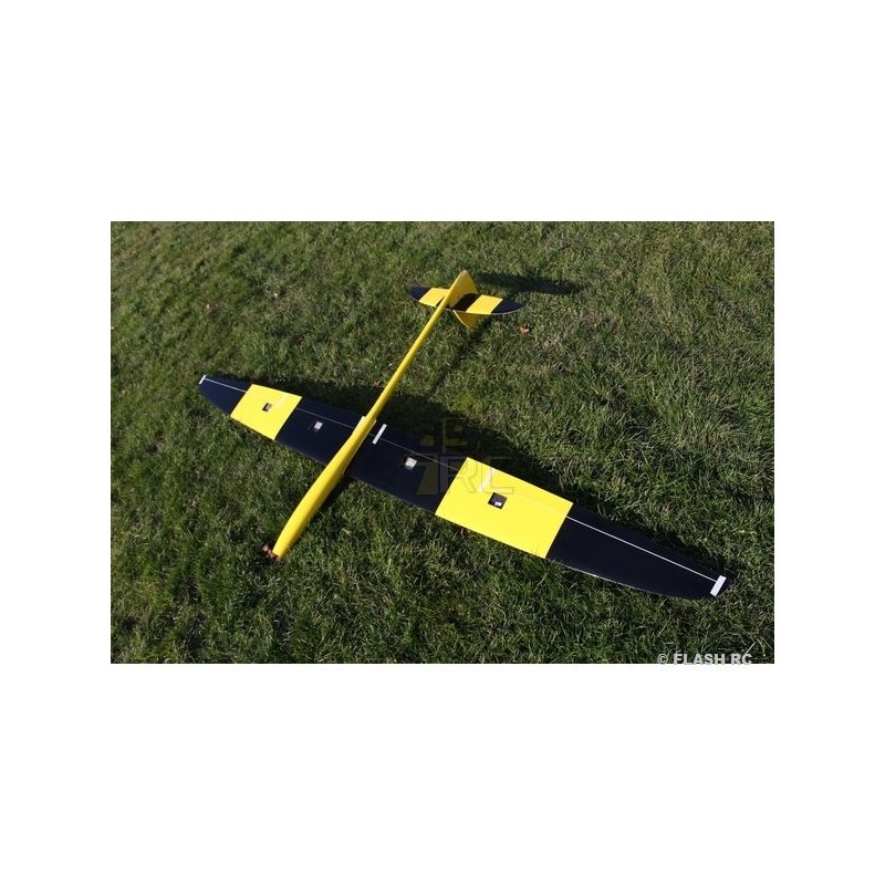 RC Motorgliders - E-Tomcat all fiber approx.2.60m yellow & black RCRCM - FLASH RC