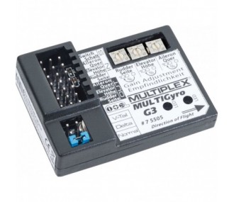 Gyroscopes - MultiGyro G3 Multiplex aircraft gyroscope - FLASH RC