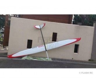 RC Gliders - Tango Full carbon approx.2.90m white & red RCRCM - FLASH RC