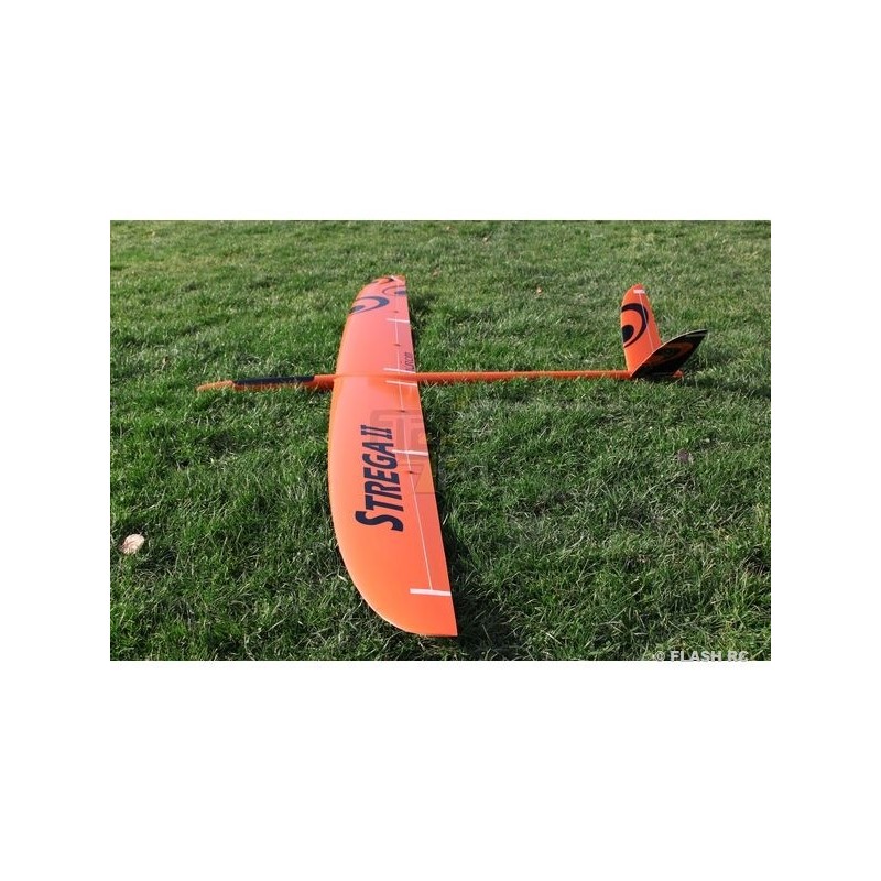 RC Gliders - Strega 2 all fiber approx. 2.73m orange & black RCRCM - FLASH RC