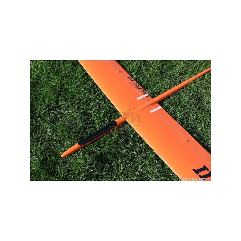 RC Gliders - Strega 2 all fiber approx. 2.73m orange & black RCRCM - FLASH RC