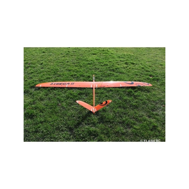 RC Gliders - Strega 2 all fiber approx. 2.73m orange & black RCRCM - FLASH RC