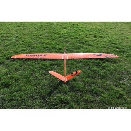 Planeurs RC - Strega 2  tout fibre env. 2.73m orange & noir RCRCM - FLASH RC