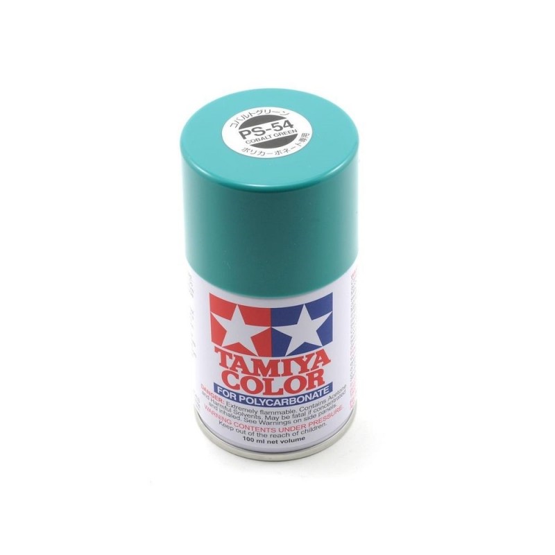 Paint - Aerosol paint 100ml for LEXAN Tamiya PS54 cobalt green - FLASH RC
