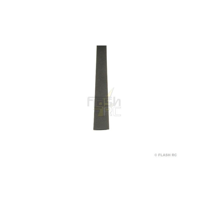 Thermo Sleeve for electrical wires - 50cm Thermo Sleeve 2:1 BLACK 9,5mm - FLASH RC