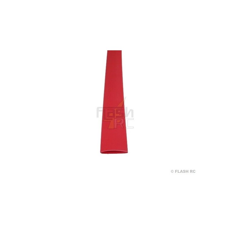 Thermo Sleeve for electrical wires - 50cm Thermo Sleeve 2:1 red 9,5mm - FLASH RC
