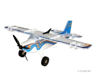 Avion RC Factory Crack Turbo Beaver bleu/orange 'FUN SERIES' env.0.80m - FLASH RC 2