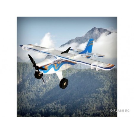 Avion RC Factory Crack Turbo Beaver bleu/orange 'FUN SERIES' env.0.80m - FLASH RC