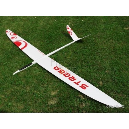 Motoalianti RC - E-Strega Full Carbon 2.90m bianco e rosso RCRCM - FLASH RC