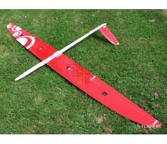 Motoplaneurs RC - E-Strega Full Carbon 2.90m blanc & rouge RCRCM - FLASH RC 2