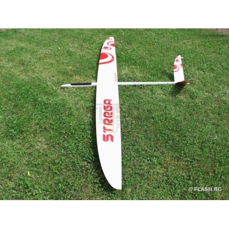 RC Motorgliders - E-Strega Full Carbon 2.90m white & red RCRCM - FLASH RC